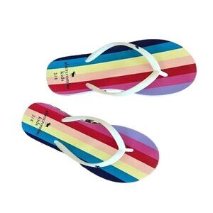 Abercrombie Kids Rainbow Flip Flop Size 3/4